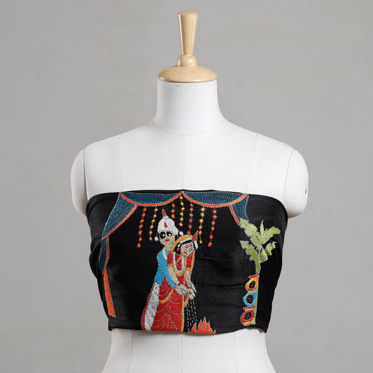 Kantha Embroidery Blouse Piece