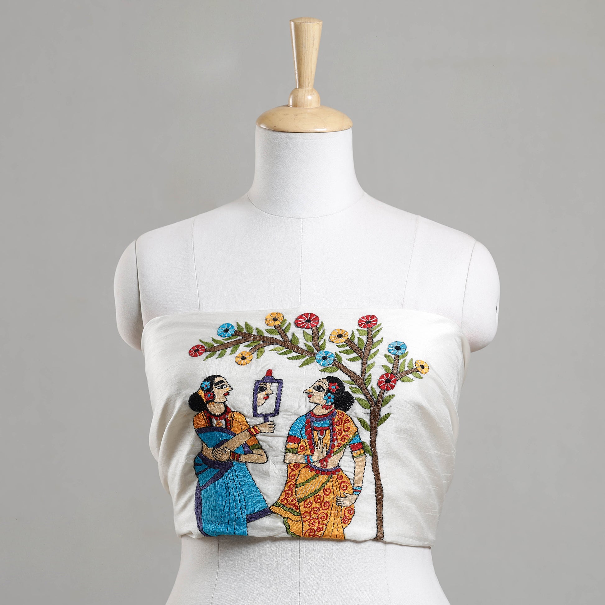  Kantha Embroidery Blouse Piece
