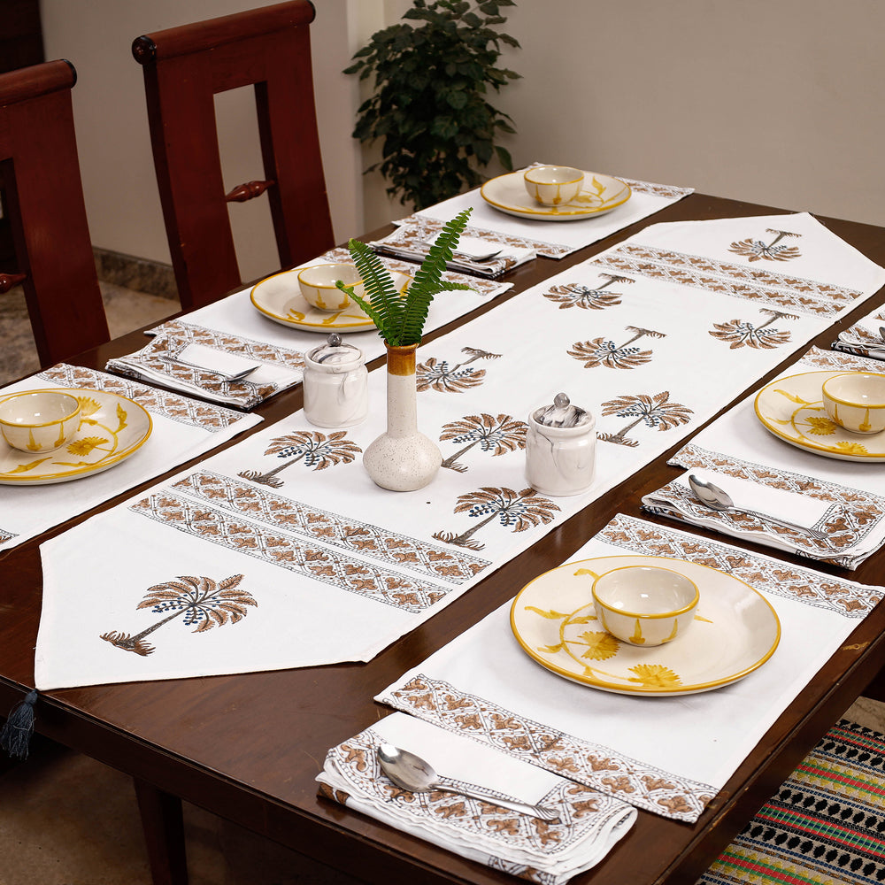 Block Printed Table Runner