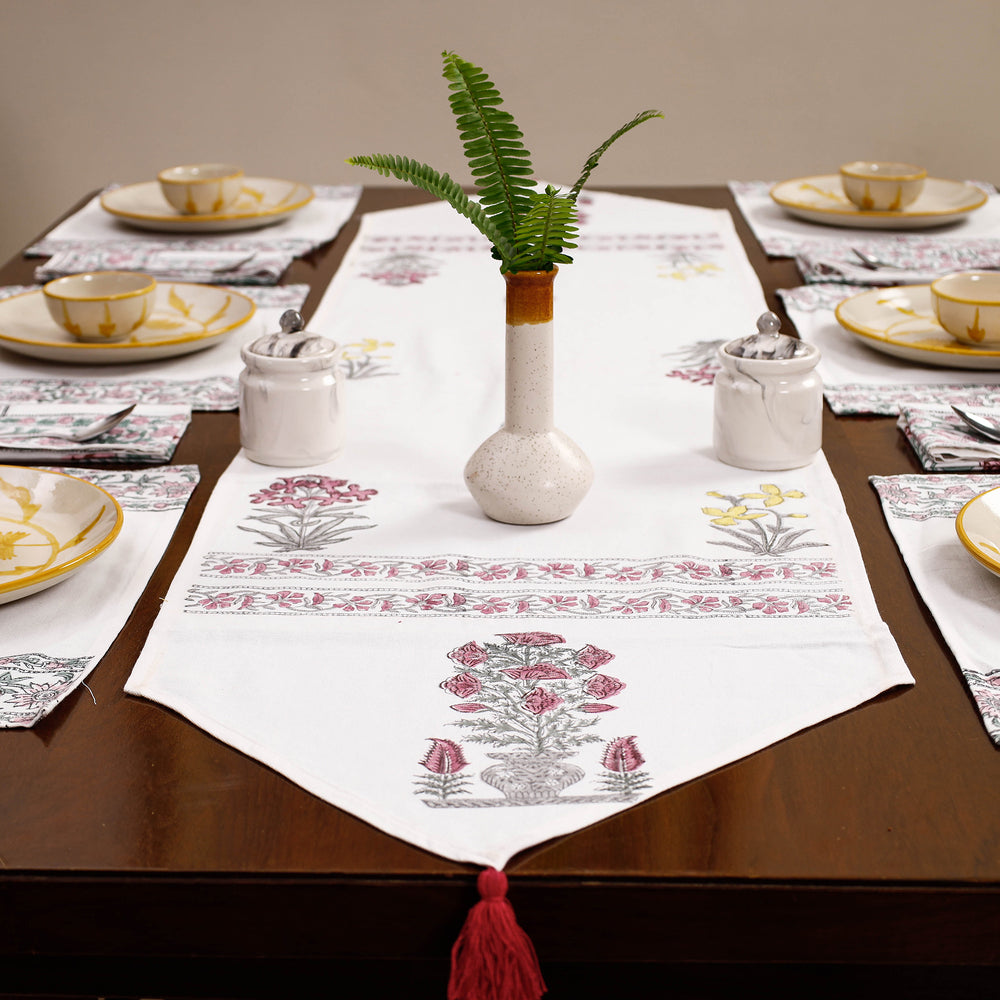 Block Printed Table Runner