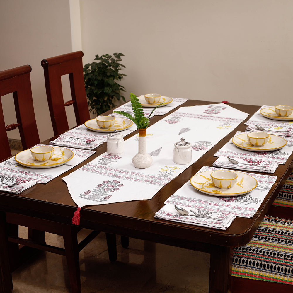 Block Printed Table Runner