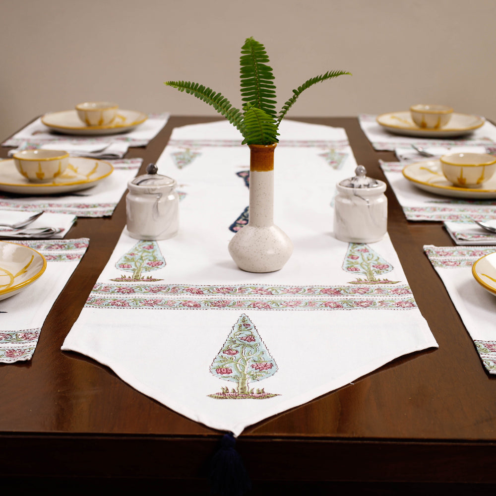 Block Printed Table Runner