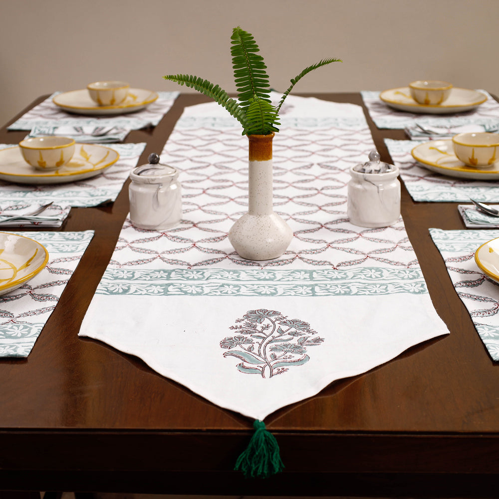 Block Printed Table Runner