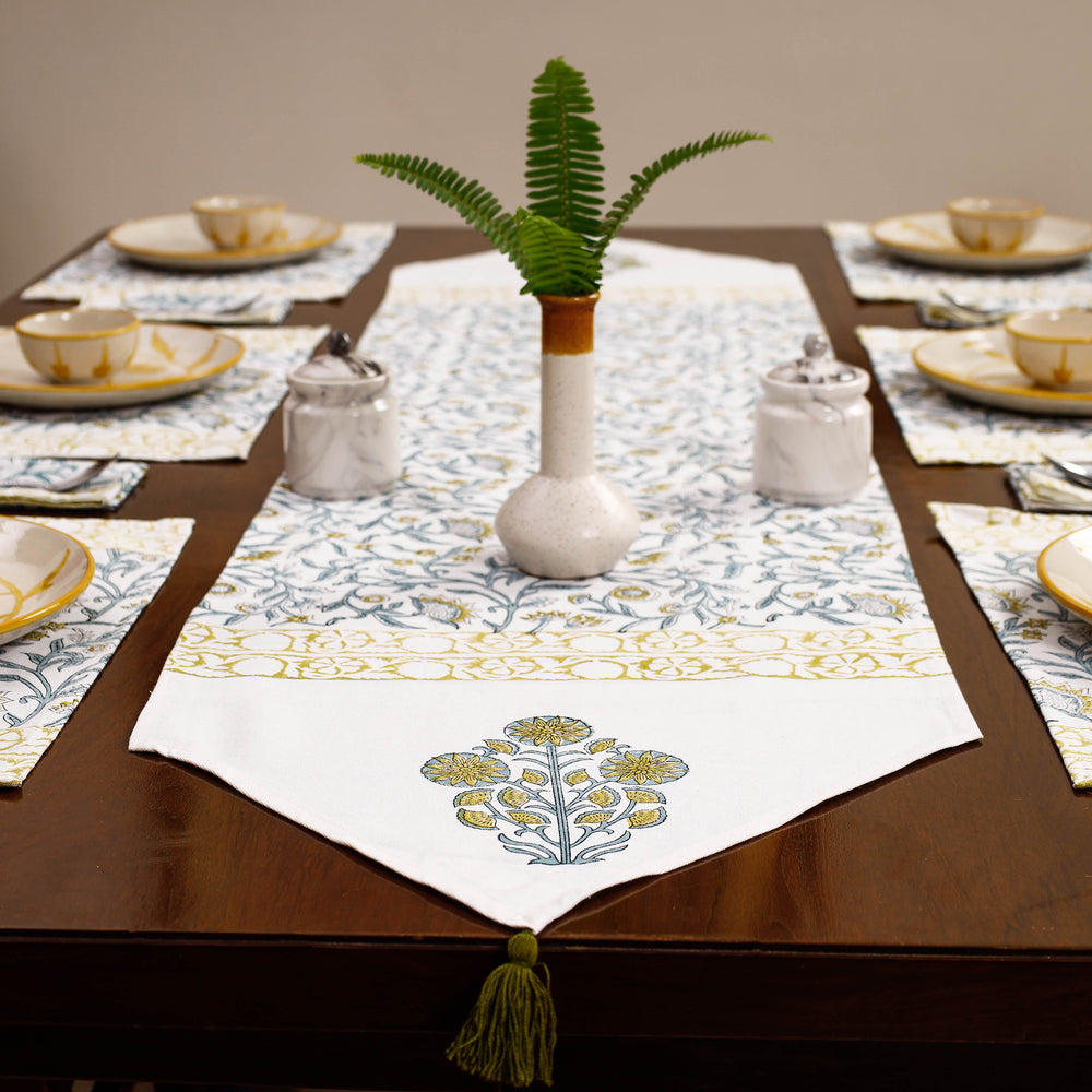 Block Printed Table Runner