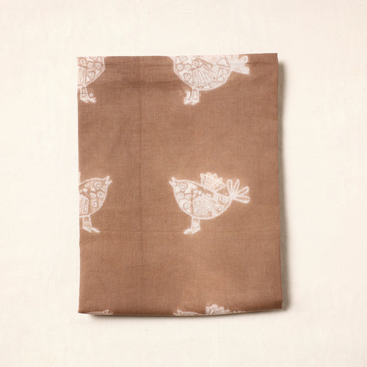 Brown - Nui Shibori Tie-Dye Cotton Precut Fabric (1.5 meter)