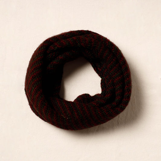 Brown - Kumaun Hand Knitted Woolen Neck Warmer