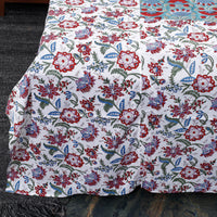 sanganeri double bed cover set