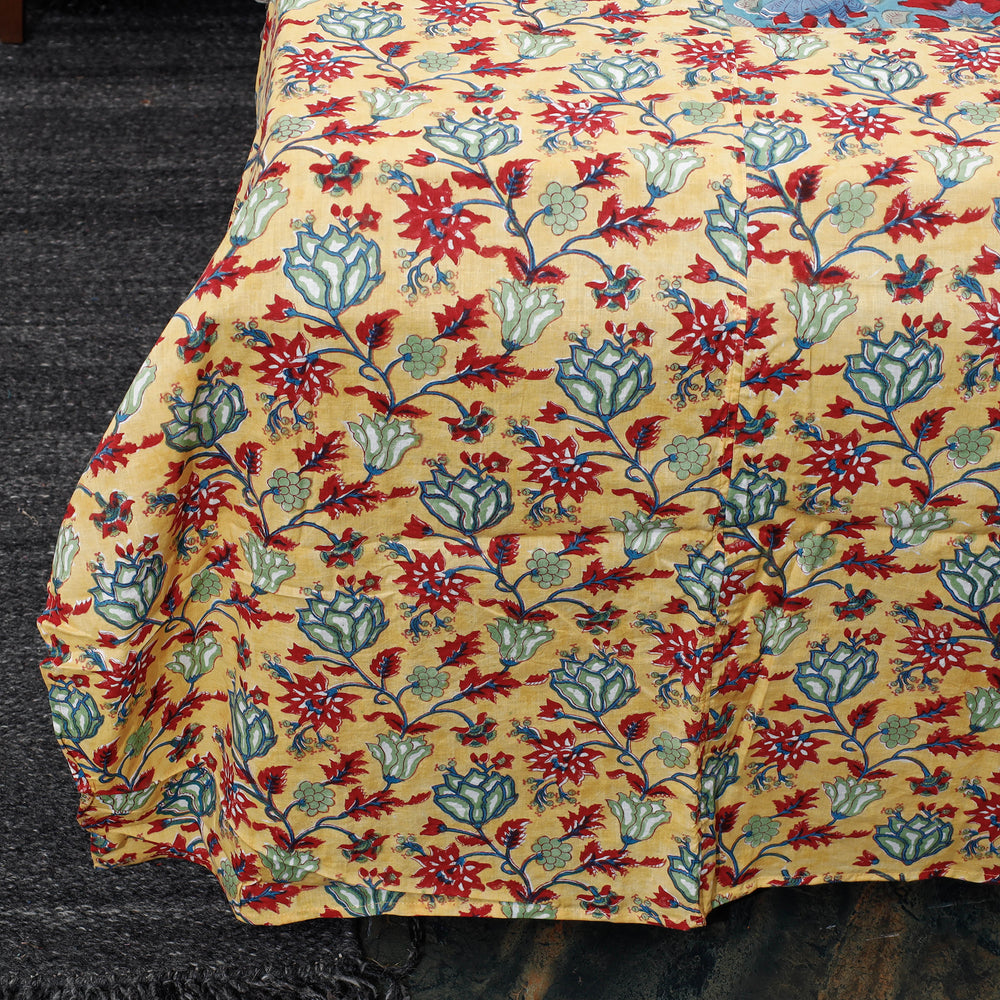 sanganeri double bed cover set