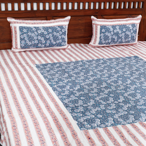 sanganeri double bed cover set