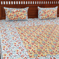 sanganeri double bed cover set