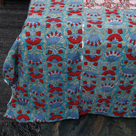  Block Print Patchwork Cotton Sanganeri Bed Sheet