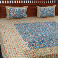 sanganeri double bed cover set