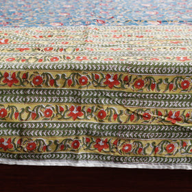 Buy Block Print Patchwork Cotton Sanganeri Bed Sheet