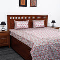 Buy Block Print Patchwork Cotton Sanganeri Bed Sheet