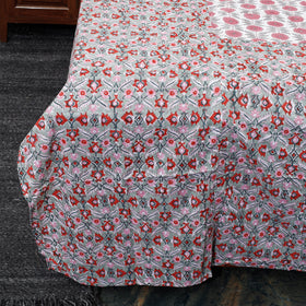 Buy Block Print Patchwork Cotton Sanganeri Bed Sheet