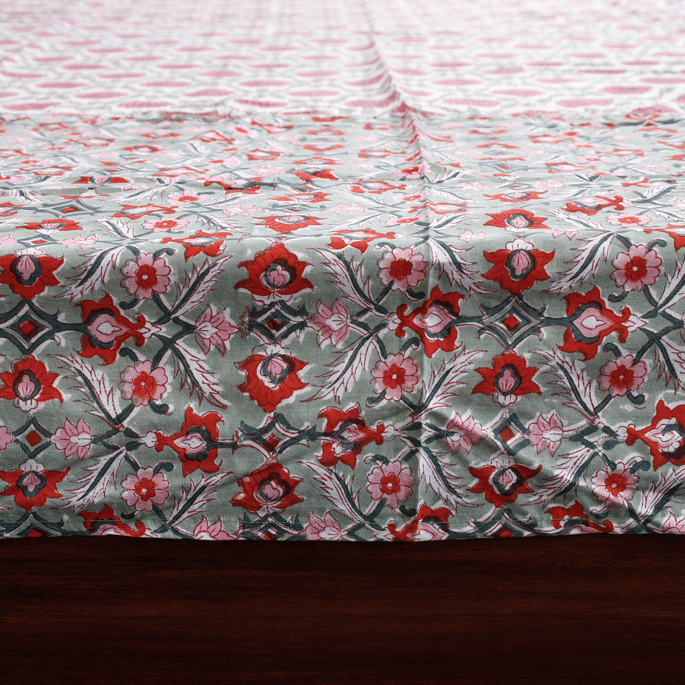 sanganeri double bed cover set