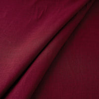 Maroon - Prewashed Plain Dyed Cotton Slub Fabric 07