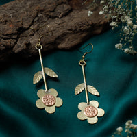 metal dokra earrings