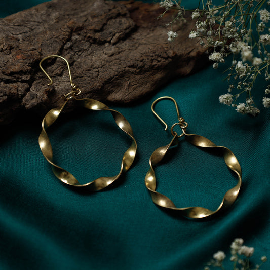 Brass Metal Handcrafted Dokra Earrings