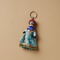 Rajasthani Puppet Couple Handmade Keychain (Set of 2)