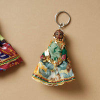 Rajasthani Puppet Couple Handmade Keychain (Set of 2)