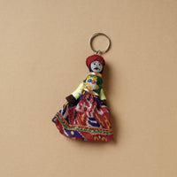 Rajasthani Puppet Couple Handmade Keychain (Set of 2)