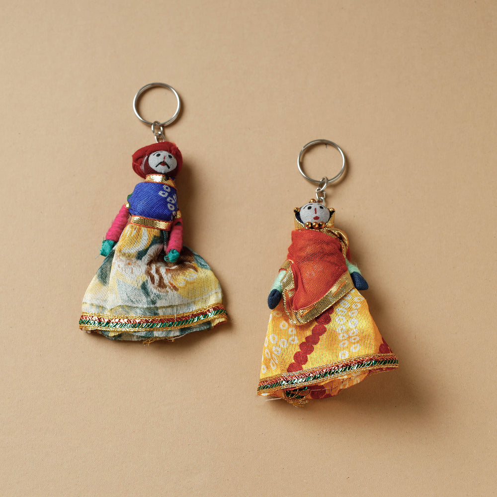 Rajasthani Puppet Keychain