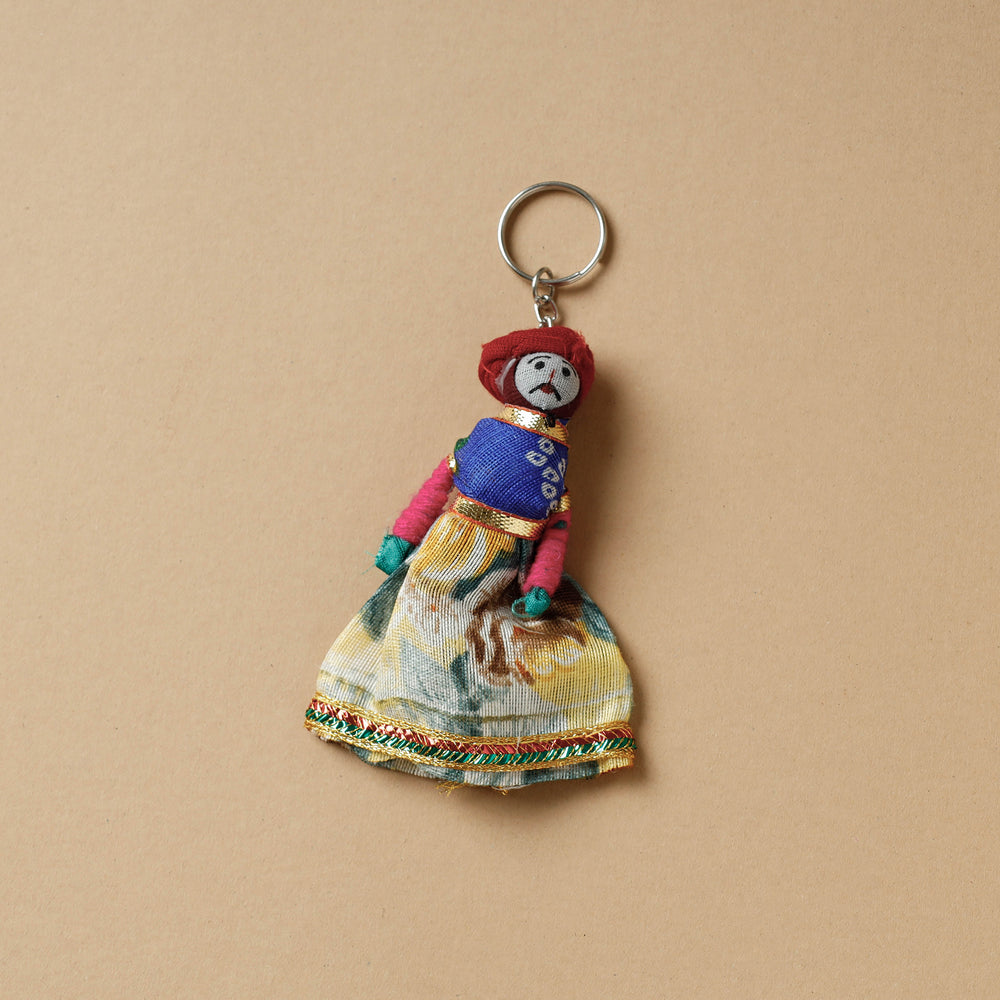 Rajasthani Puppet Keychain