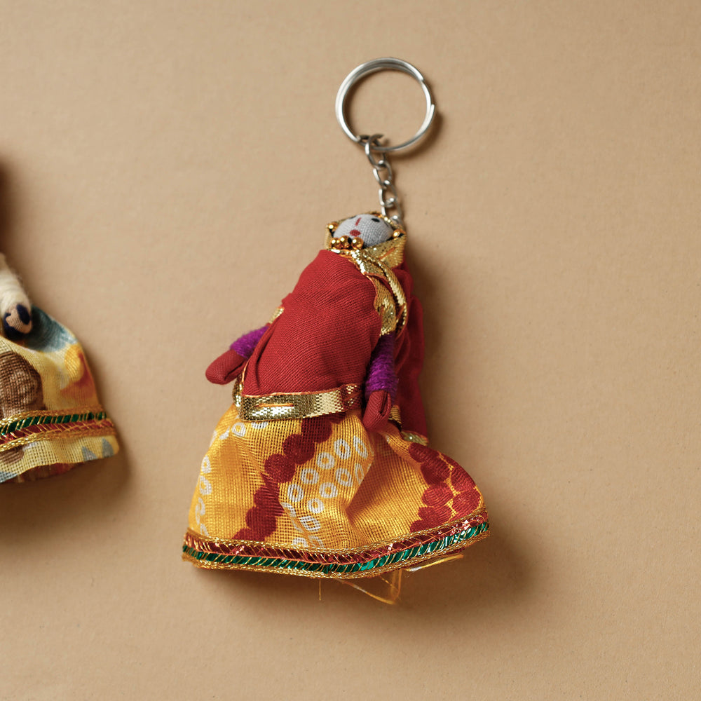 Rajasthani Puppet Keychain 