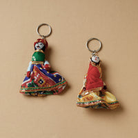 Rajasthani Puppet Keychain 