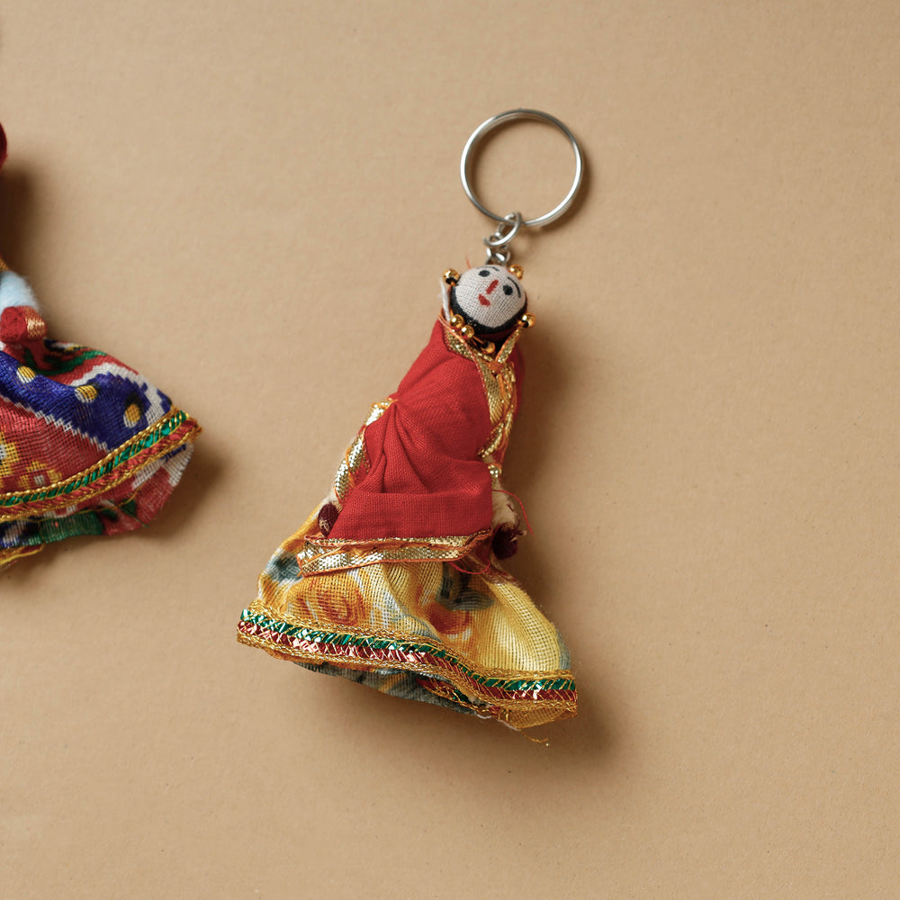 Rajasthani Puppet Keychain 