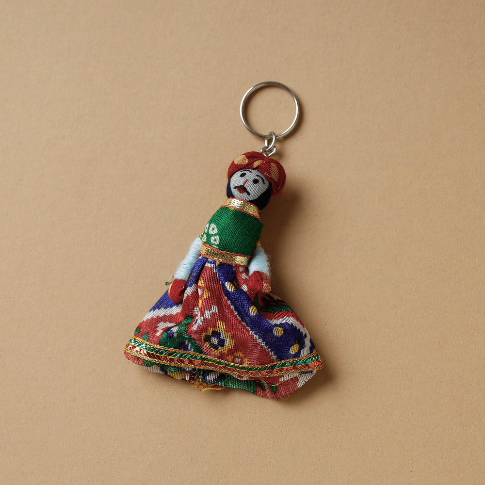 Rajasthani Puppet Keychain 