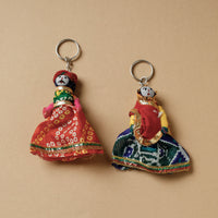 Rajasthani Puppet Keychain 