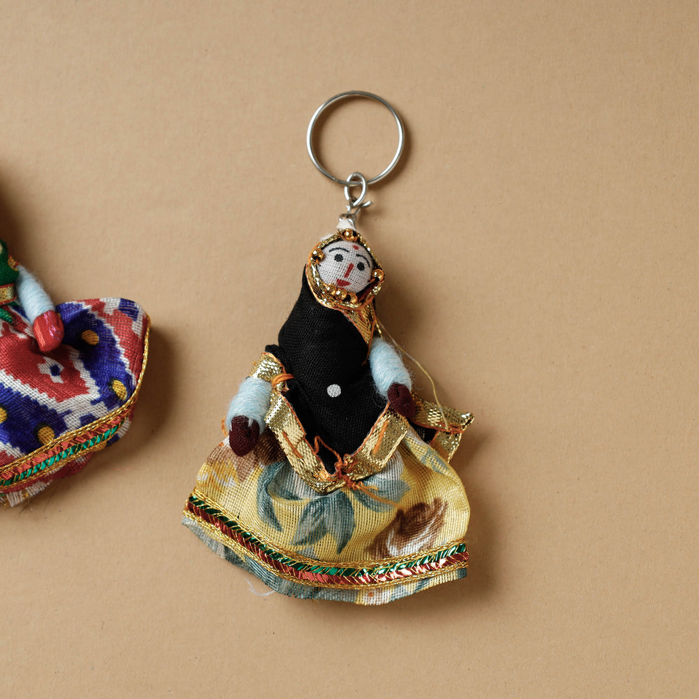 Rajasthani Puppet Keychain 