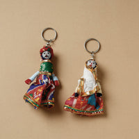 Rajasthani Puppet Keychain 