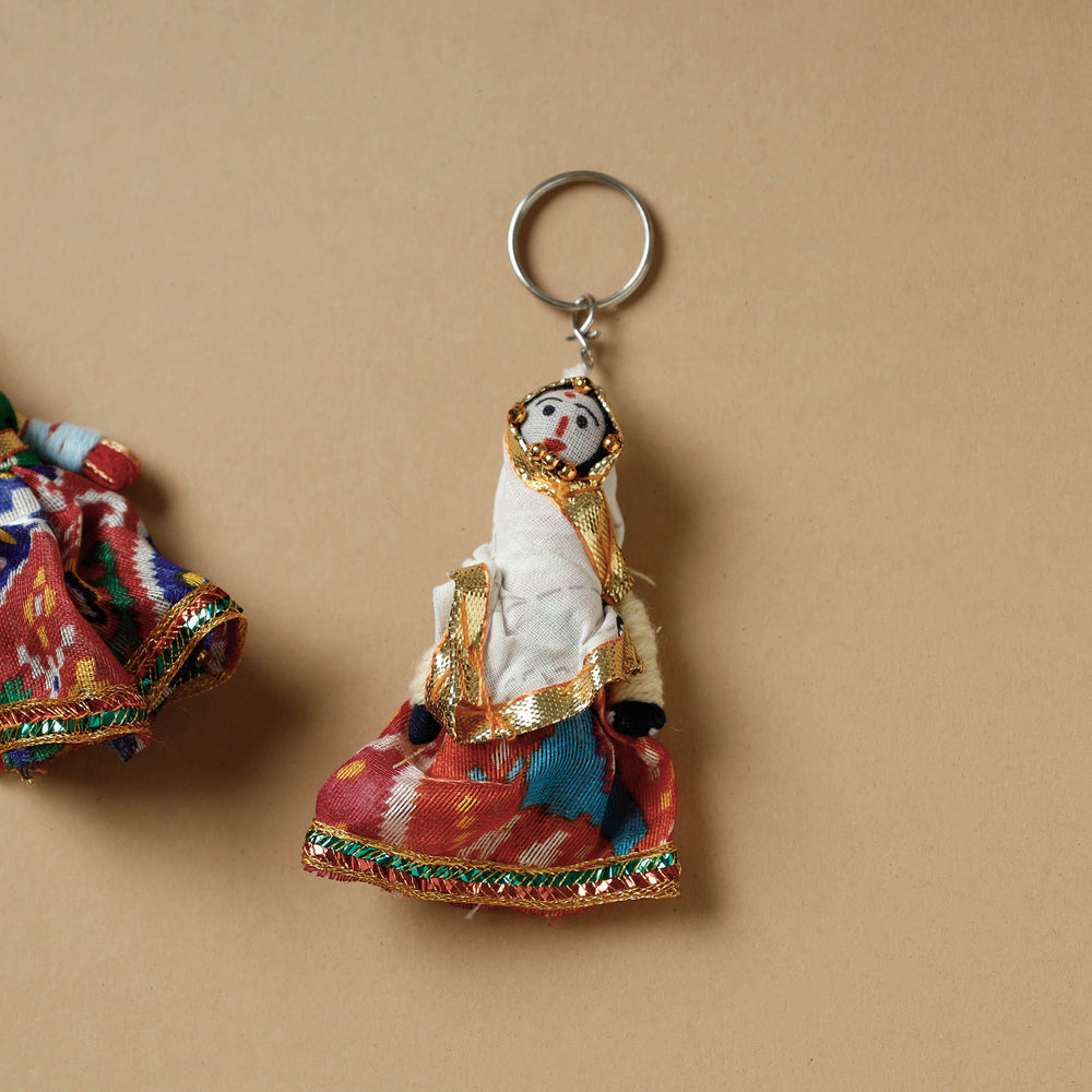 Rajasthani Puppet Keychain 