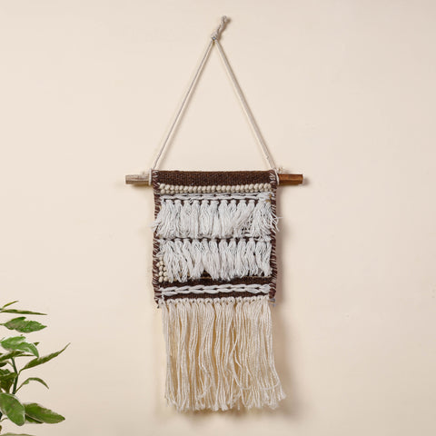  Geometric Hand Woven Wool Wall Hanging 