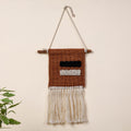  Geometric Hand Woven Wool Wall Hanging 