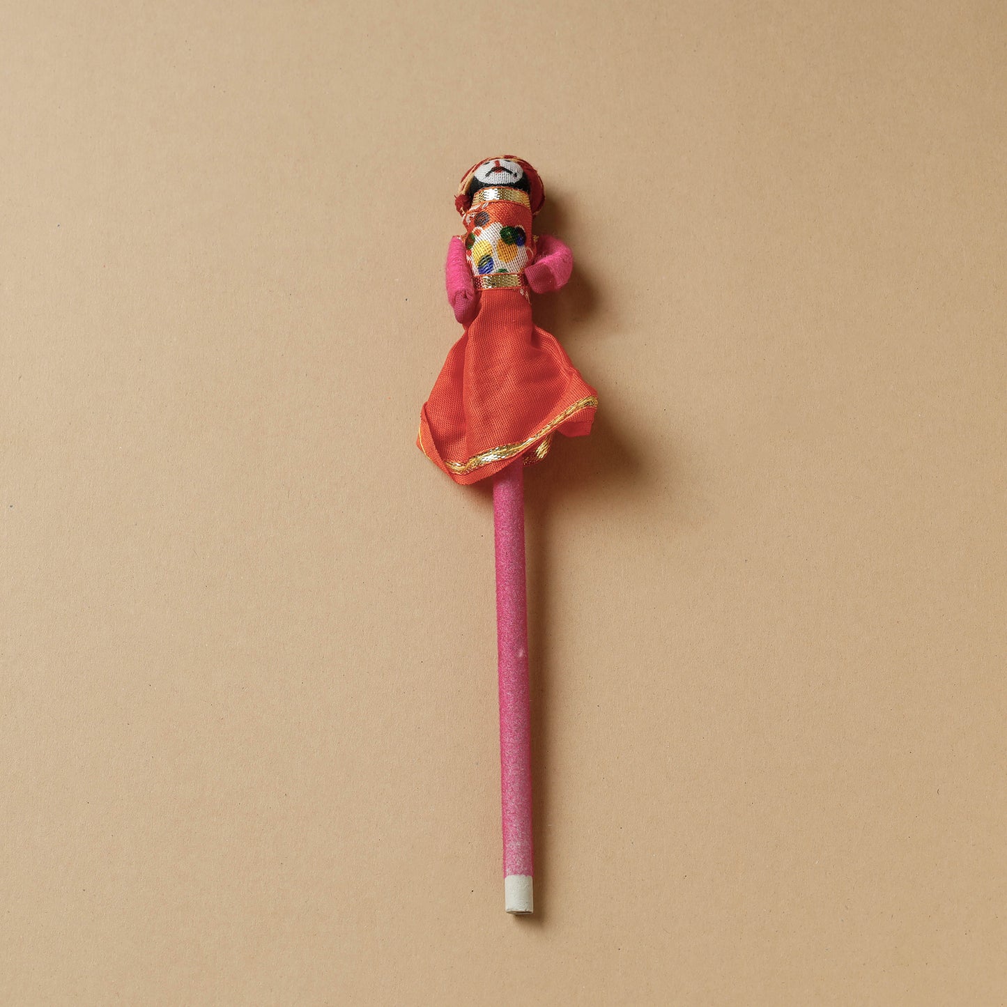 Rajasthani Puppet Couple Handmade Pencils (Set of 2)