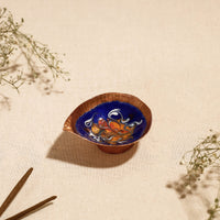 Copper Enamel Diya