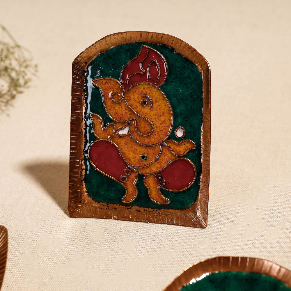 ganesha wall hanging with diya