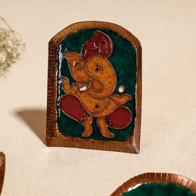 ganesha wall hanging with diya
