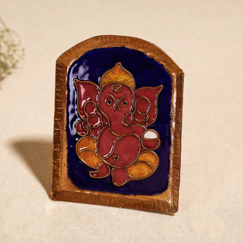 ganesha wall hanging with diya