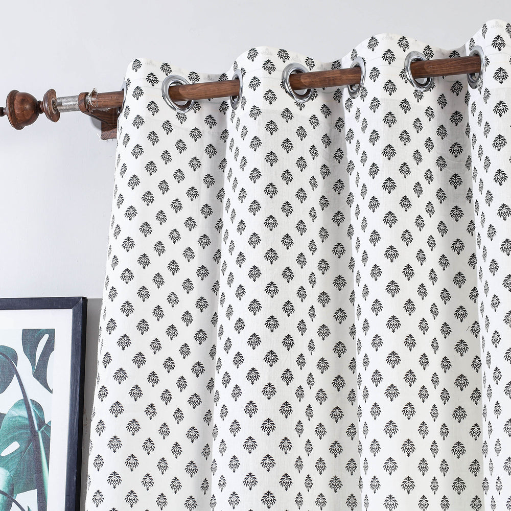 block printed door curtain
