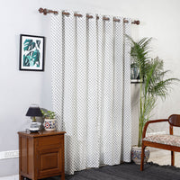 block printed door curtain
