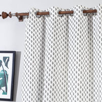 block printed door curtain
