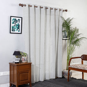  Hand Block Printed Cotton Door Curtain 