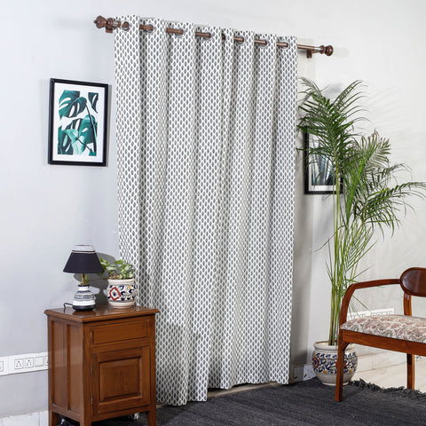 block printed door curtain
