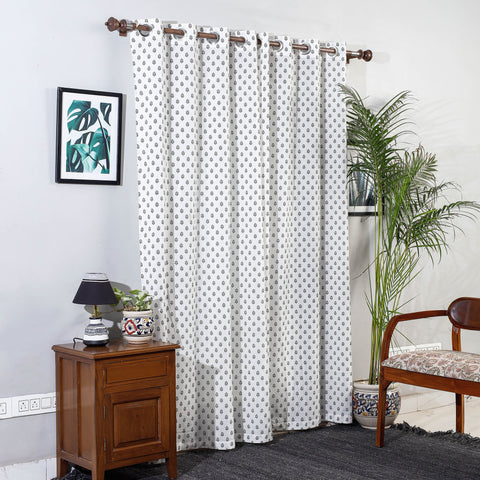 Block Printed Door Curtain