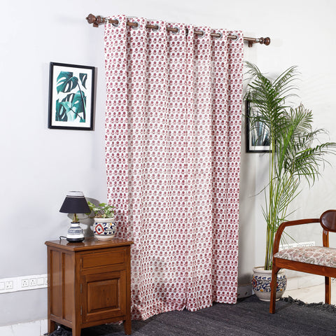 Sanganeri Block Printed Cotton Door Curtain